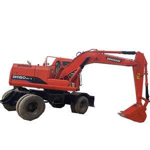 Excavadora de ruedas de segunda mano Doosan de buena apariencia, precio barato a la venta - Product Image 1