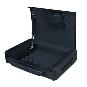 New Product Gun safe box Hot portable gun safe box jewelry cash insurance box car home fingerprint keys