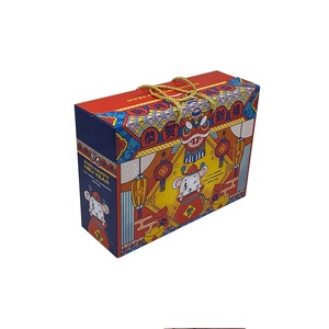 Factory Custom Designed New Year Gift Box Color Printing Suitcase Packaging Gift Box For Agricultural Products And Fruits Box