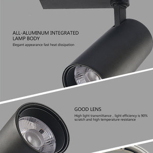 Indoor Black White Dimmable <strong>Rotate</strong> Adjustable Spotlight 15W <strong>25W</strong> 35W Cob Led Commercial <strong>Track</strong> Light - Product Image 4