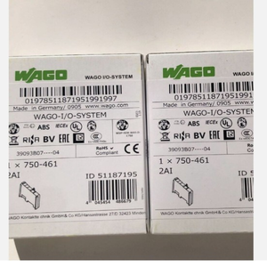 สินค้าใหม่แกะกล่องของแท้ 1 ชิ้น รุ่น <span class=keywords><strong>750</strong></span>-<span class=keywords><strong>461</strong></span> ใหม่ 750461 โมดูล PLC อินพุตแบบอนาล็อก 2 ช่อง <span class=keywords><strong>750</strong></span> <span class=keywords><strong>461</strong></span> - Product Image 1