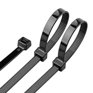 Bridas para cables de PP resistentes a ácidos y álcalis, 1.13 mm, negras, para uso industrial - Product Image 5