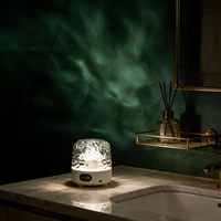 Douche étanche, lumière océanique, haut-parleur sans fil, projecteur d'ondes, veilleuse de salle de bain