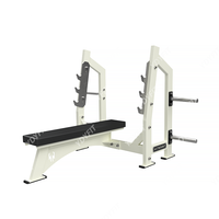 Banc de musculation plat en acier inoxydable pour la musculation à domicile, fitness, musculation des bras et du torse