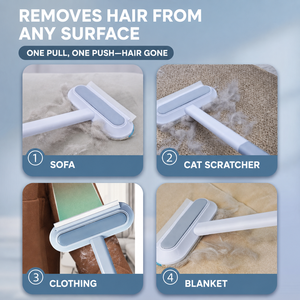 <span class=keywords><strong>Brosse</strong></span> multifonctionnelle à long manche pour enlever les poils d'animaux sur les canapés, les tapis et les vêtements - Product Image 1