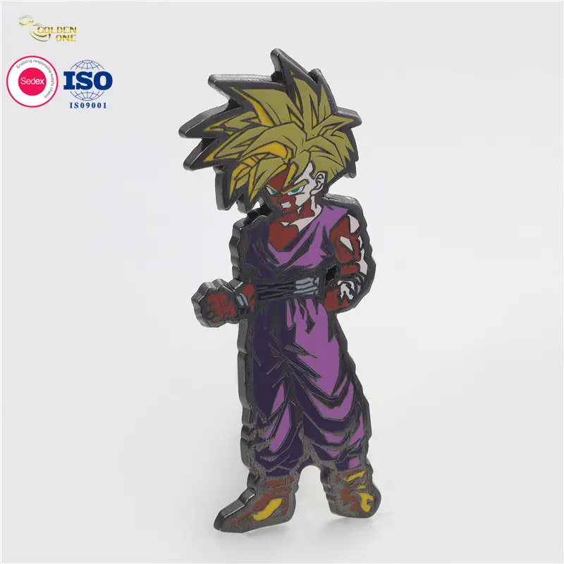 1 badge d'écusson dragon ball, épingle à revers, personnalisé, haute qualité, promotion, populaire