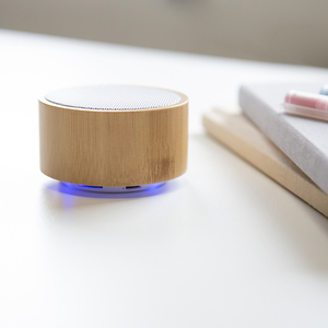 Vòng Tre Gỗ AUX USB TF FM Đài Phát Thanh Loa 3W Âm Nhạc Máy Nghe Nhạc Không Dây Bt Màu Xanh Răng <span class=keywords><strong>Mini</strong></span> Xách Tay Loa - Product Image 4