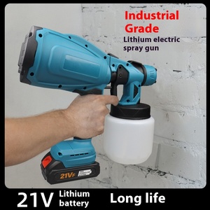 Súng phun sơn điện áp suất cao nhỏ Pin Lithium chạy bằng đồ nội thất đặc biệt Sơn nguyên tử hóa cao 1.3mm Kích thước vòi phun - Product Image 5
