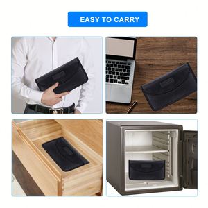 Black Customized Envelope <b>Bag</b> for Office Multi-Functional Waterproof Fireproof File <b>Bag</b> - Product Image 6