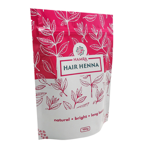 Sacs d'emballage, sachets alimentaires, sachets en PE transparents, givrés, étanches, avec fermeture éclair, personnalisés, en mylar, pour épices, henné - Product Image 5