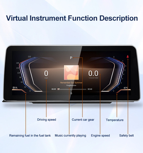 2025New ID6 ID7 ID8แอนดรอยด์13 Snapdragon6225 Qualcomm680 8GB 256GB 12.3นิ้วสำหรับ BMW 3/4 F31 F30 F32 F33รถยนต์ CarPlay อัตโนมัติ - Product Image 4