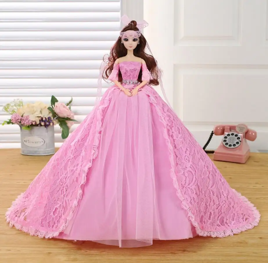 Fashion Elegant Lace Dresses For Barbie Dolls Girl Gift Items Wholesale