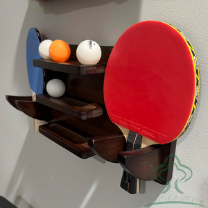 Soporte para Paleta <span class=keywords><strong>de</strong></span> ping pong, exhibición <span class=keywords><strong>de</strong></span> raqueta <span class=keywords><strong>de</strong></span> <span class=keywords><strong>tenis</strong></span> <span class=keywords><strong>de</strong></span> mesa montada <span class=keywords><strong>en</strong></span> la pared para 6 paletas y 12 Almacenamiento <span class=keywords><strong>de</strong></span> bolas, organizador <span class=keywords><strong>de</strong></span> accesorios <span class=keywords><strong>de</strong></span> ping pong - Product Image 4