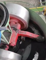 Machine de fabrication de blocs creux pour pavage de construction à roue humide, ligne de production de briques en argile, moteur automatique 380V, facile à utiliser