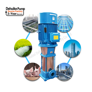 Pompe verticale multi-étages haute pression CDL 45 kW en acier inoxydable 304 pour eau propre industrielle, surpression 150 m - Product Image 5