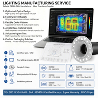 Projecteur LED anti-éblouissement sans cadre 9-en-1, 15 faisceaux, 0-10V DALI, CE SAA ISO9001, OEM ODM, pour entrepreneurs, centres commerciaux, export