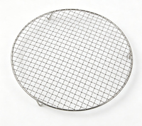 Grille de refroidissement en acier inoxydable pour barbecue, grille de cuisson vapeur, grille ronde pour camping et extérieur avec pieds