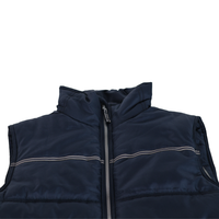 Gilet matelassé léger en polyester 100 % pour homme, qualité supérieure, sans manches, avec logo personnalisé, idéal pour le travail et le quotidien