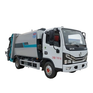 รถบรรทุกตักขยะแบบอัดแน่น Dongfeng 7cbm ขับเคลื่อน 4x2 ระบบไฮดรอลิก - Product Image 2