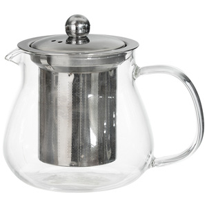 Nóng bán chịu Nhiệt Thủy Tinh ấm trà thủy tinh borosilicate Ấm đun nước Jug với thép không gỉ Lọc nắp và xử lý - Product Image 5