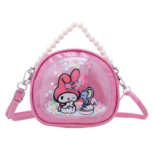 Toptan sansaned sıcak satış melodi karikatür Anime Crossbody çocuk çocuklar için okul çantası hayvan Unicorn omuz askısı çantası - Product Image 5