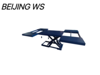 Elevador de Tijera Hidráulico de Doble Cilindro con Plataforma Extendida Personalizada, Certificado CE, Capacidad de 4500 kg, Altura de Elevación de 580 mm, Modelo W330