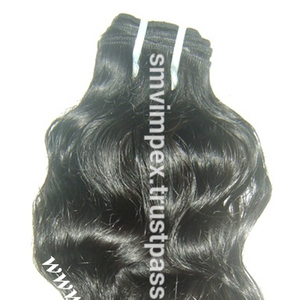 Hot Selling Unprocessed Virgin Indian Remy Natural Hair Weaving.No Shedding and Tangling Hair.high Quality Perfect Raw Hair - Product Image 1