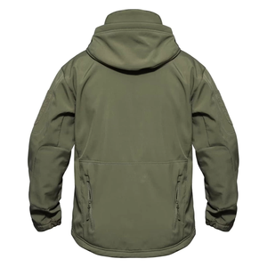 2025 All-Weather Tactical <strong>Jacket</strong> for Men <strong>Plus</strong> <strong>Size</strong> <strong>Waterproof</strong> Winter Ski Snowboard Coat Stand Soft Zipper Closure Raincoat - Product Image 2