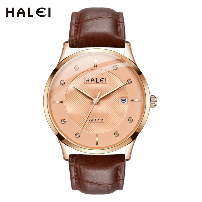 Brown and Rose Gold