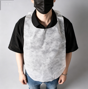 Single Use Nonwoven Apron Dust Resistant Disposable <strong>Gown</strong> for Pet Grooming Cooking Catering Service - Product Image 4