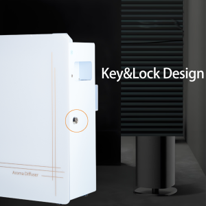 Diffuseur d'arômes puissant avec ventilateur intégré, diffuseur d'huiles essentielles pour aromathérapie, diffuseur de parfum pour hôtel, diffuseur d'arômes pour l'air ambiant - Product Image 4