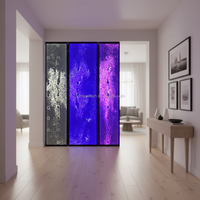 NOUVEAU Panneau mural numérique à bulles d'eau 3D programmable H8*W8ft pour projets hôteliers et entreprises commerciales