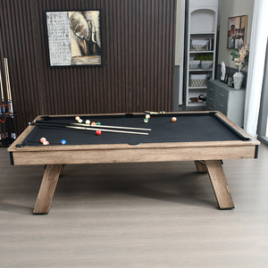 Table de <span class=keywords><strong>billard</strong></span> de 8 pieds pour la maison, nouvelle Table de <span class=keywords><strong>billard</strong></span> <span class=keywords><strong>Vintage</strong></span> Standard américain noir 8-en-1 multifonction - Product Image 4