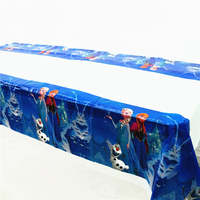 Nappes rectangulaires jetables 108*180 cm et 132*220 cm pour les fêtes d'enfants et les fournitures de fête de décoration intérieure pour les événements