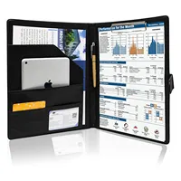 Cartelle di File multi-tasca cartella di portafoglio Padfolio per ufficio esecutivo per Organizer A4