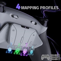 EXtremeRate RISE4 Plus Max Remap Kits : Kit de boutons arrière programmables pour manette PS5, Mod Gaming Edge
