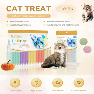 Lollipop crujiente liofilizado para gatos, aperitivos para gatos, venta al por mayor, embalaje personalizado, rico en nutrientes, aperitivos crudos, golosinas para gatos - Product Image 3