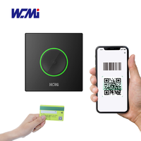 AC8130 personalizado 13,56 MHz lector de tarjetas IC NFC integrado 2d lector de código de barras Wiegand USB Control DE ACCESO escáner de código QR
