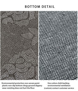 סגנון סקנדינבי גדול מיקרופייבר מלאכותי שטיח שיער ארנב שיער משולש ג 'לכה פלאפי דמוות פרווה עבור אזור מגורים שטיחים - Product Image 4