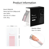Formes à ongles VENALISA de haute qualité pour l'extension d'ongles en gel UV LED