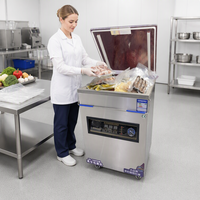 Machine de scellage sous vide électrique semi-automatique 390PD à pression contrôlée, certifiée CE, pour emballages en bois, haute précision, économe en énergie