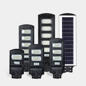 Lámparas Solares LED Integradas Todo en Uno para Exteriores, Resistentes al Agua IP65, de 100w 200w 300w 400w 500w, de Plástico ABS, NJ-WZ, Impermeables IP65 - Product Image 1