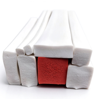 Bande d'étanchéité en mousse de silicone résistante aux hautes températures, joint d'étanchéité en éponge de silicone pour four, armoire et machines