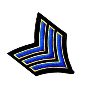 Écussons brodés Chevron pour uniformes, en vente, best-sellers, badges Chevron brodés, broderie d'écussons personnalisés Chevron - Product Image 5