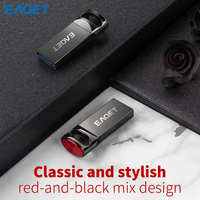 Unidad Flash USB 3.0 EAGET de Alta Velocidad, Memoria USB para PC, Unidad Flash USB de Aleación de Zinc, Unidades Flash USB para Portátiles de 16/32/64/128 GB