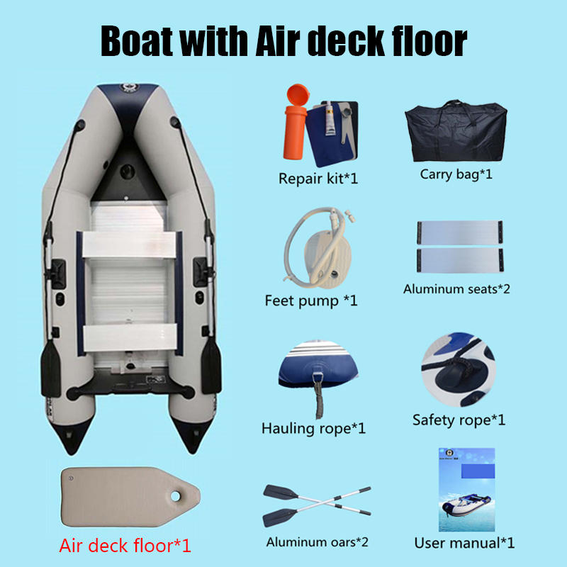 Bateau avec plancher de pont Air + Accessoires