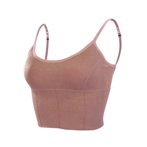 Đồ lót thể thao mới tập thể dục Yoga Áo ngực thể thao vest nữ màu rắn gợi cảm sâu U vẻ đẹp trở lại áo ngực liền mạch - Product Image 4