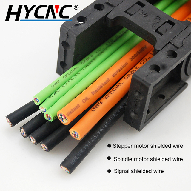 CNC Shielded Cable 4 Core Copper Braided Shield Control Cable for CNC Router Stepper Motor Control System
