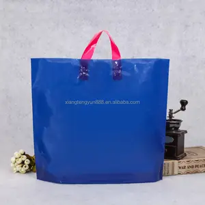 मोटी बड़े प्लास्टिक के शॉपिंग बैग के लिए खुदरा शॉपिंग बैग प्लास्टिक drawstring कच्चे सामग्री प्लास्टिक के शॉपिंग बैग