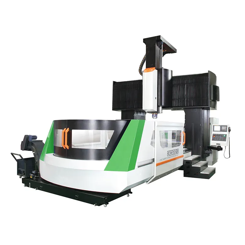 Fresadora de pórtico CNC de alta calidad, Centro de máquina tipo pórtico horizontal de 5 ejes, centro de mecanizado cnc en venta